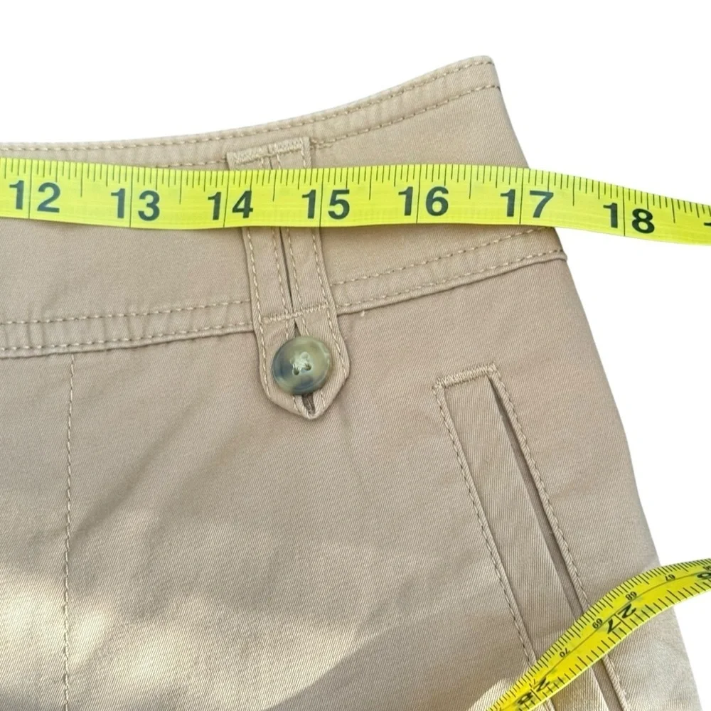Talbots Tan Bermuda Shorts Classic Tailored Style - Picture 4 of 9